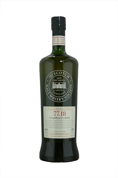 Scotch Malt Whisky Society, 77.18, 22 years old, 58.8% abv. (750ml)