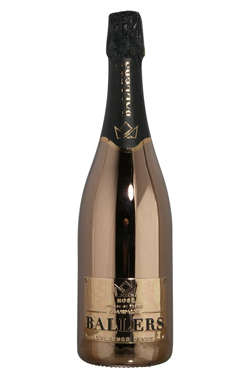 BALLERS CHAMPAGNE EXTRA BRUT ROSÉ, ROSE GOLD CHROME - NV (750ml)