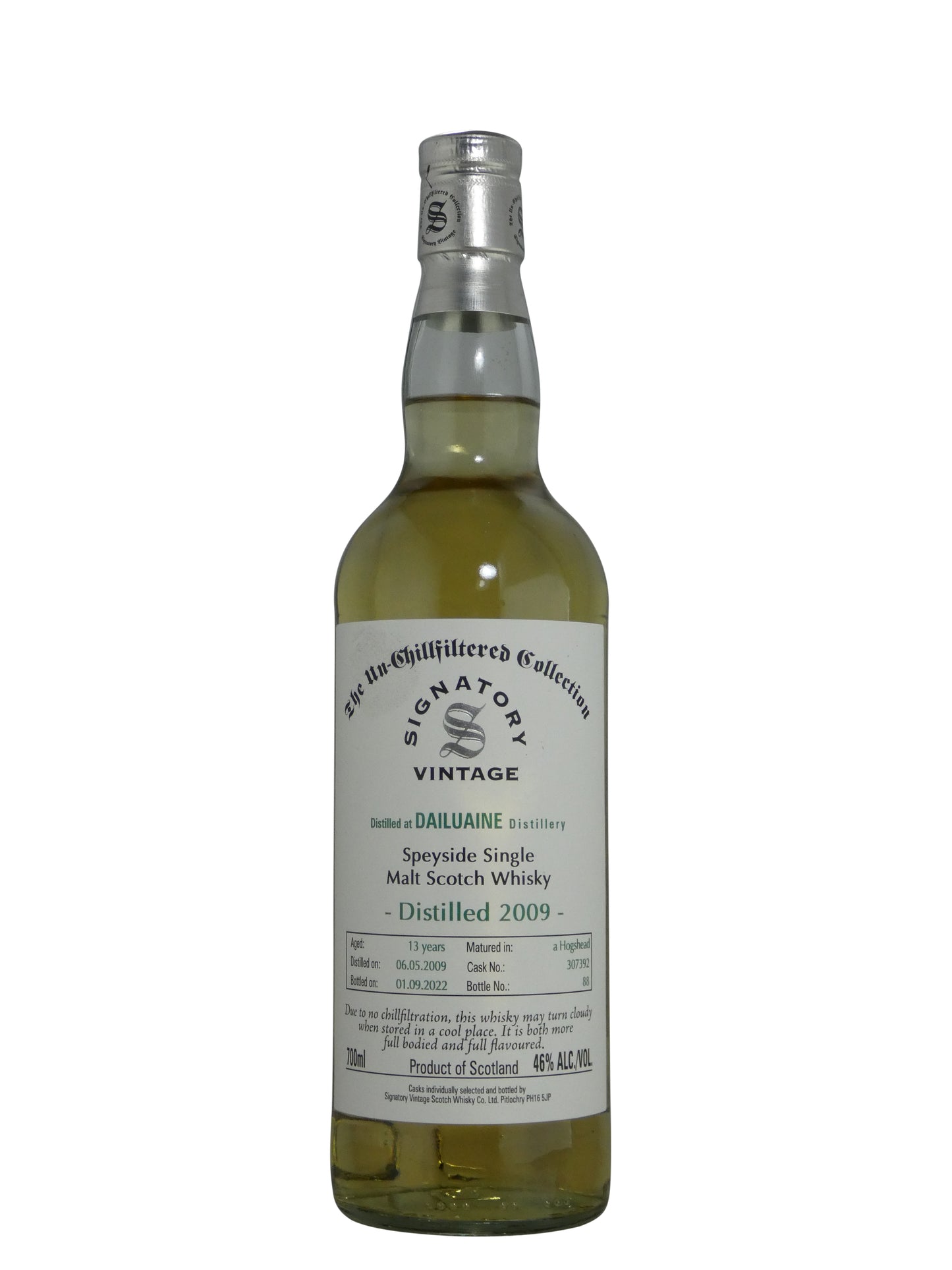 Signatory Dailuaine 2009 13 year old #307392 (700ml)