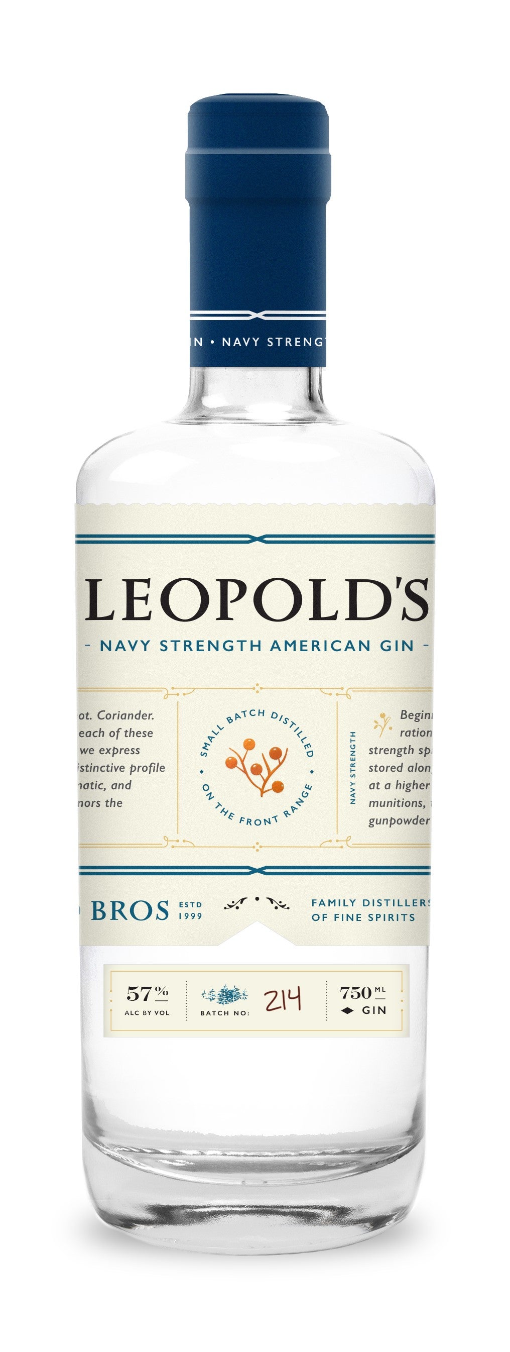 Leopold Navy Strength Gin (750ml)