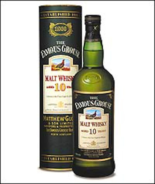 The Famous Grouse 10 Year Old Blended Malt Scotch Whisky (750ml)