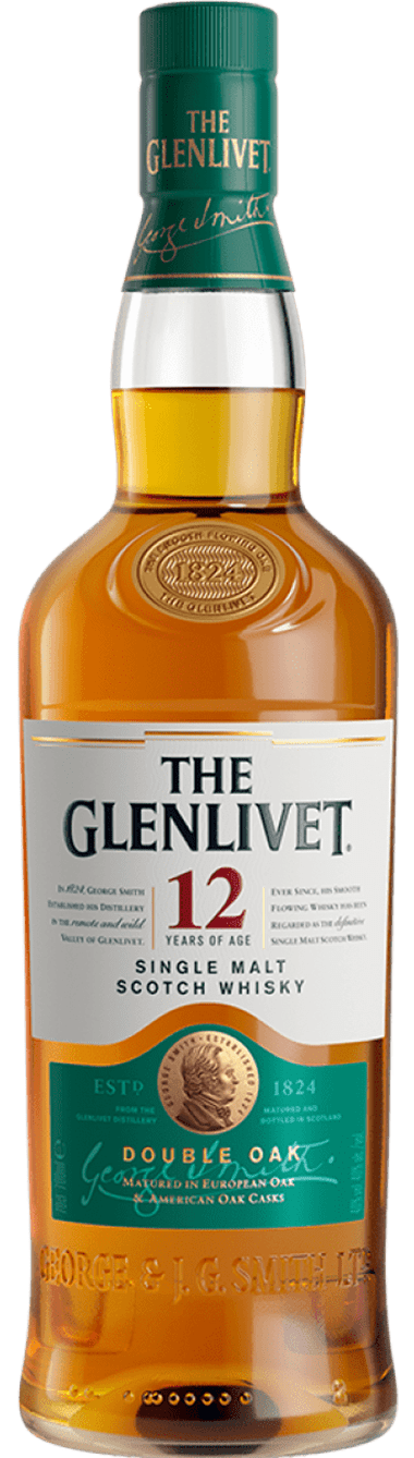 The Glenlivet Double Oak 12 Year Old Single Malt Scotch Whisky (1L)