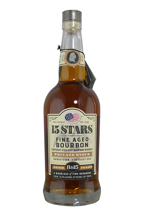 15 Stars Private Stock 8 & 15 year Blended Kentucky Straight Bourbon (750ml)