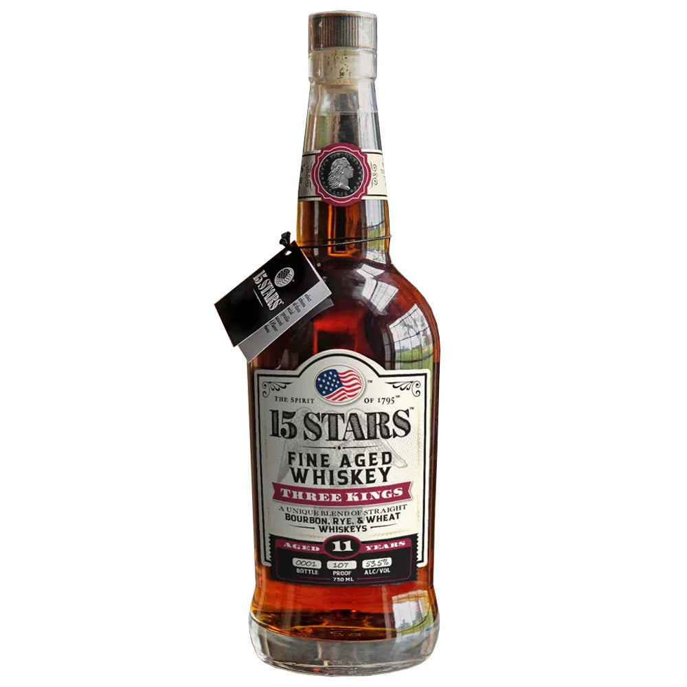15 Stars Three Kings  Blended Straight Bourbon (750ml)