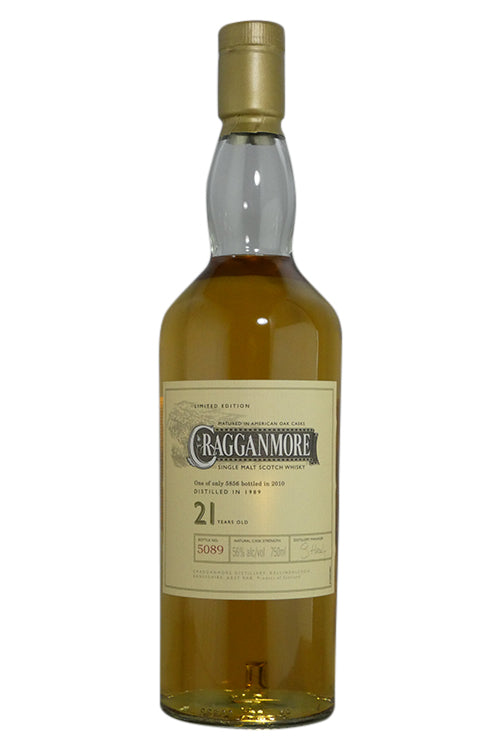 Cragganmore 21 Year Old Distilled 1989  (750ml)