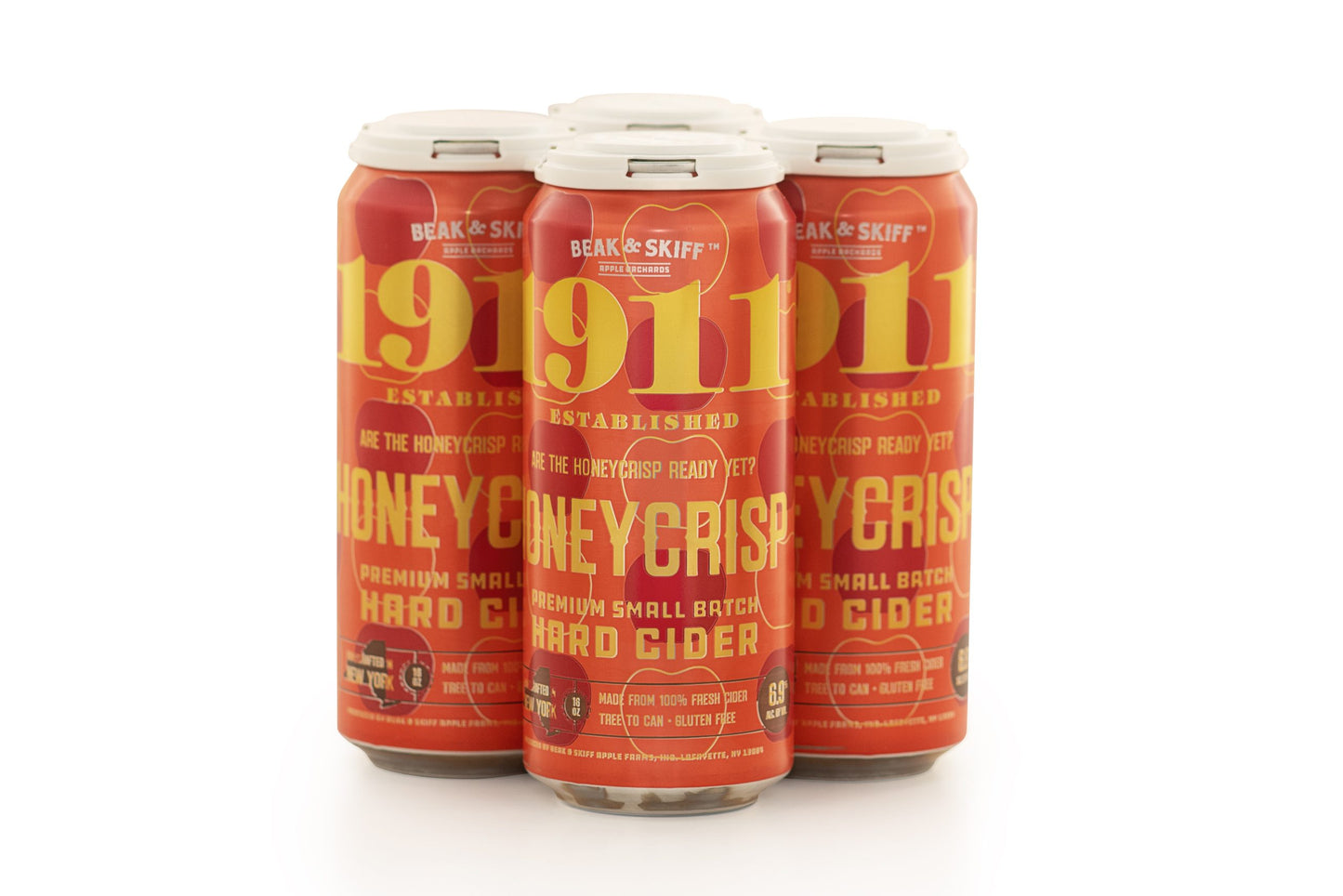 1911 Honey Crisp Apple Cider(16oz 4pk Can)