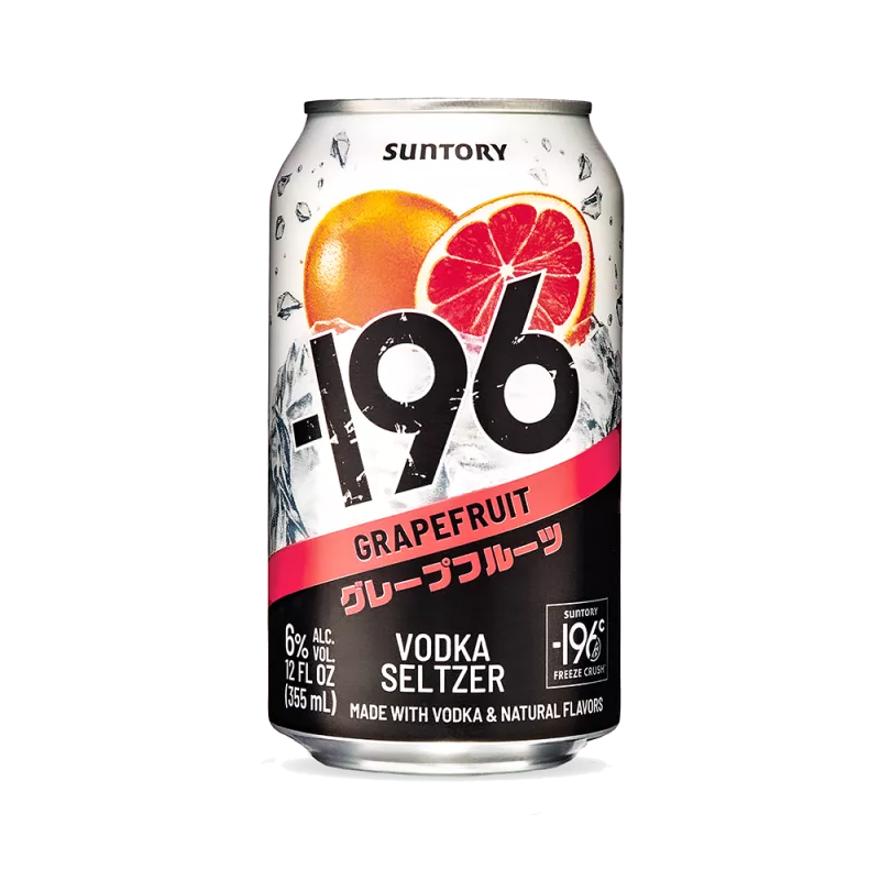 Suntory -196 Grapefruit Vodka Seltzer (12oz Can 4 Pk)