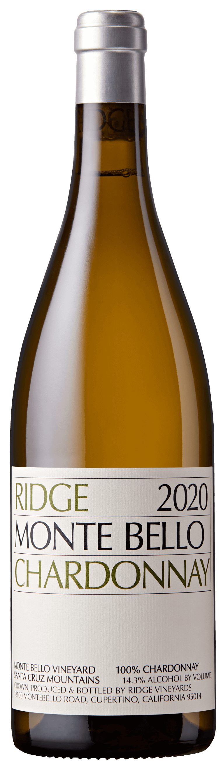 Ridge Monte Bello Chardonnay - 2020 (750ml)
