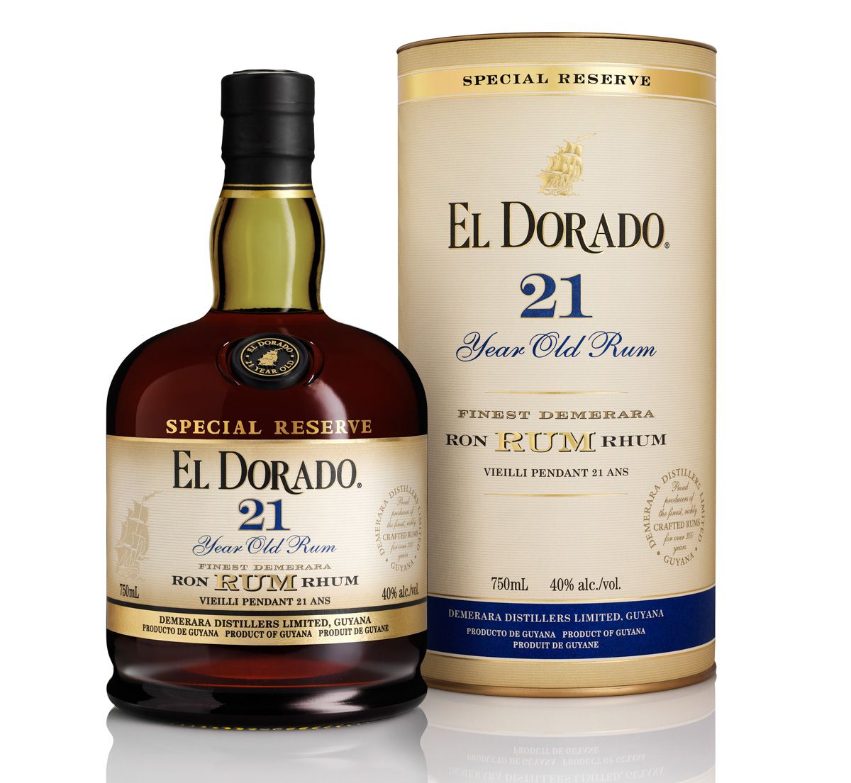 El Dorado 21 Year Old Rum (750ml)