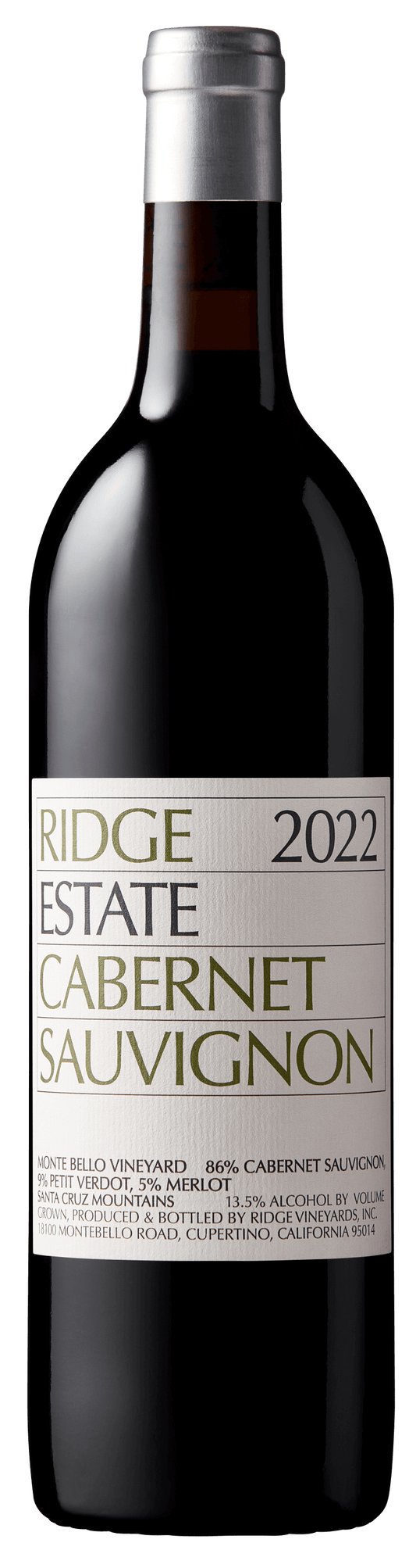 Ridge Estate Cabernet Sauvignon - 2022 (750ml)