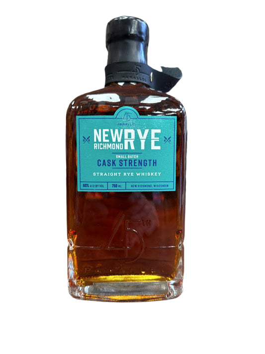 45th Parallel New Richmond Small Batch Cask Strength Rye Whiskey (750 ml)