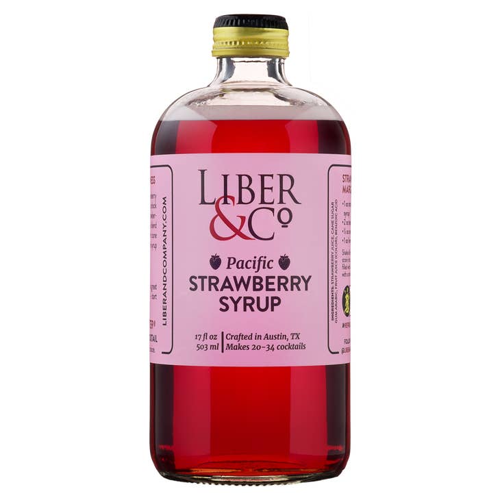 Liber & Co Pacific Strawberry Syrup - (9.5oz Btl)