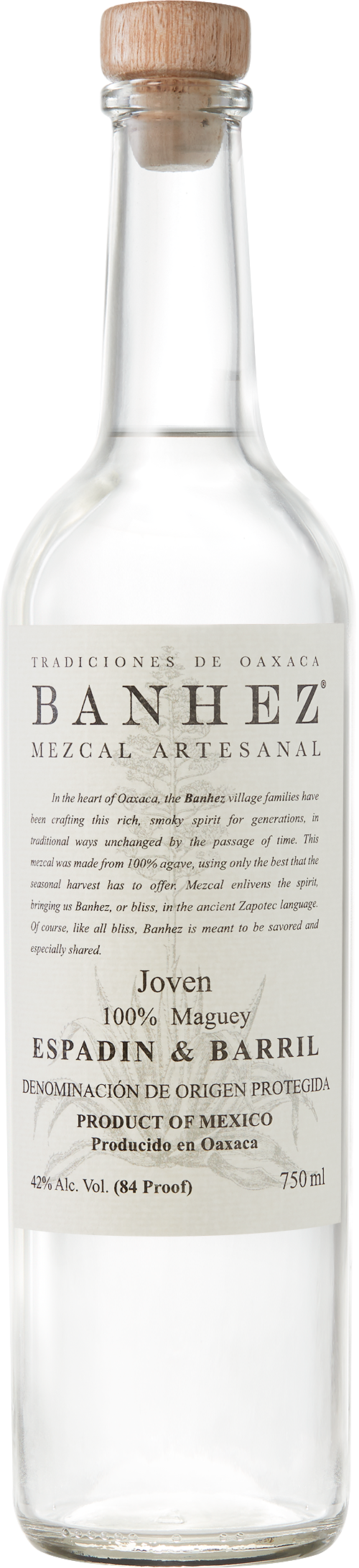Banhez Espadin Barril Joven (750ml)