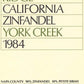 Ridge Vineyards York Creek Zinfandel - 1984 (750ml)