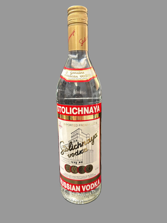 Stolichnaya Vodka From Russia 1990's (750ml)