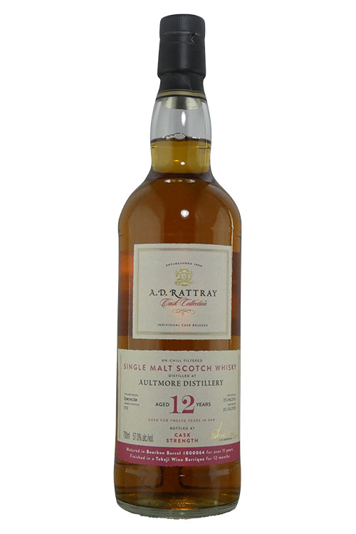 A.D. Rattray Cask Collection Aultmore 12 year cask #800064 (700ml)