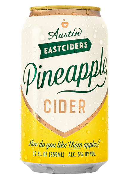 Austin Pineapple Cider (12oz Can 6 Pk)