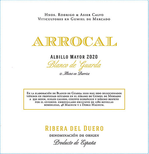 Arrocal Blanco de Guarda Ribera del Duero - 2021 (750ml)