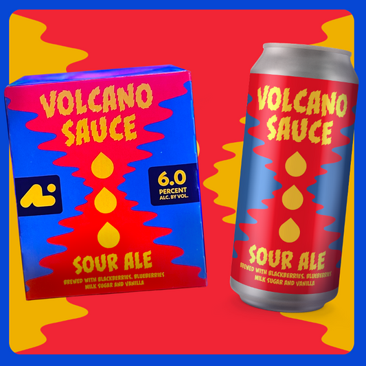 Aslin Beer Co. Volcano Sauce Milkshake Sour (16oz Can 4 Pk)