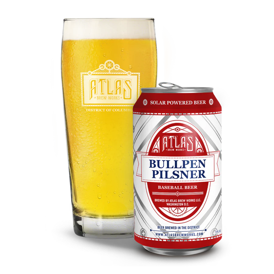 Atlas Bullpen Pilsner (19.2oz Can)