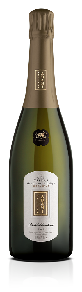 Adami Valdobbiadene Rive di Farra di Soligo Extra Brut Col Credas - 2022 (750ml)