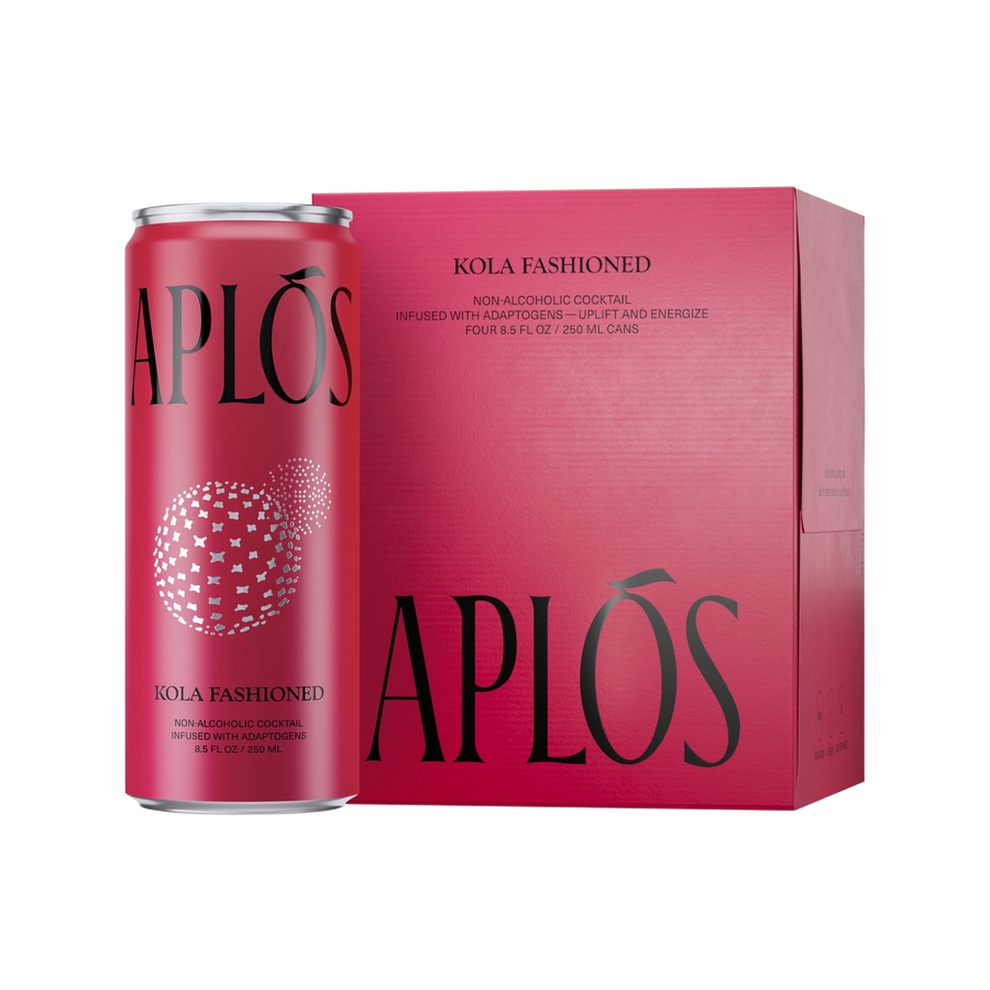 Aplos Kola Fashioned Non-Alcoholic Cocktail (250ml 4pk Can)