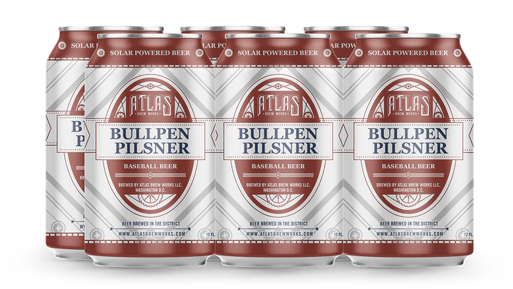 Atlas Bullpen Pilsner (12oz Can 6 Pk)