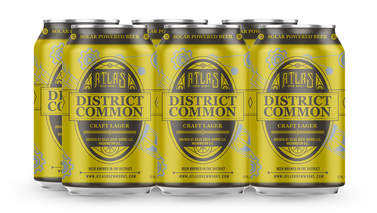 Atlas District Commons Lager (12oz Can 6 Pk)