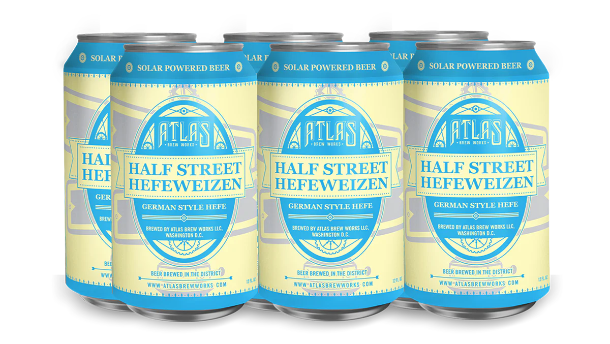 Atlas Half Street Hefe (12oz Can 6 Pk)