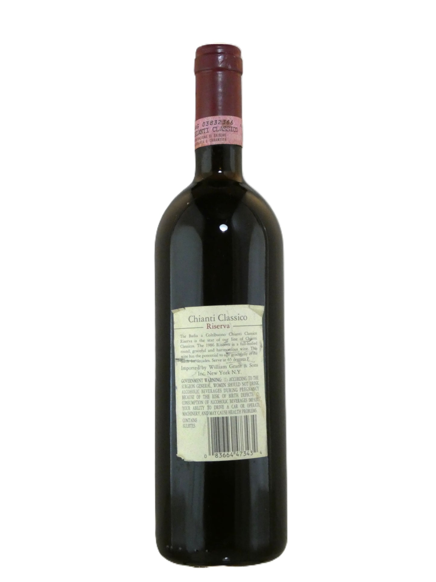 Badia A Coltibuono Chianti Classico Riserva - 1986 (750ml)