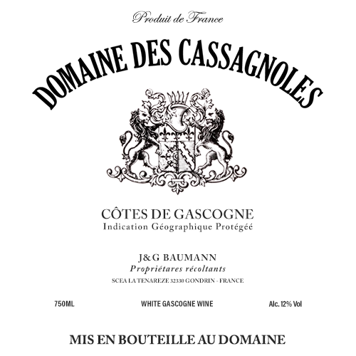 Domaine des Cassagnoles Cotes de Gascogne Blanc - 2022 (750ml)
