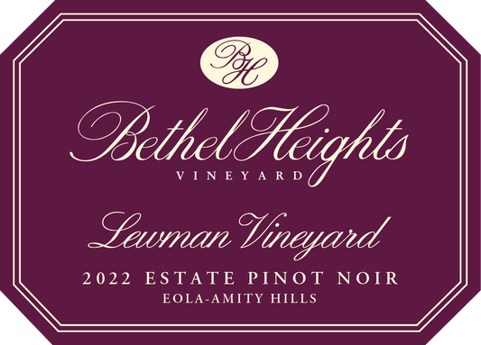 Bethel Heights Lewman Pinot Noir - 2022 (750ml)