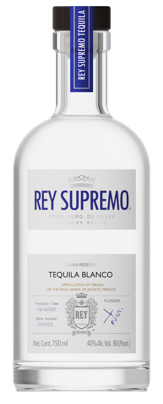 Rey Supremo Gran Reserve Tequila Blanco  (750ml)