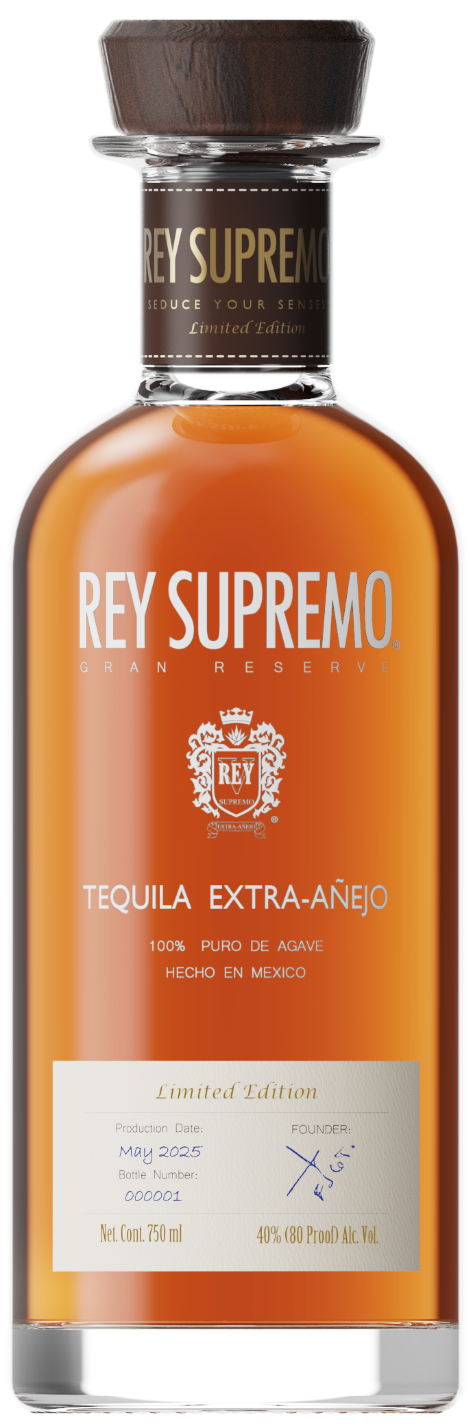 Rey Supremo Tequila Extra Anejo (750ml)