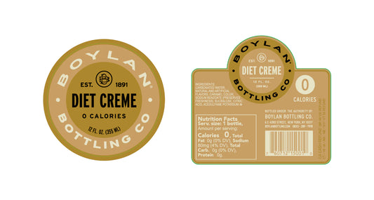 Boylan Diet Creme Soda (12oz Btl)