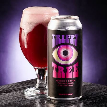 Beer Tree Trippy Tree Berries & Cream Sour(16oz 4pk Can)