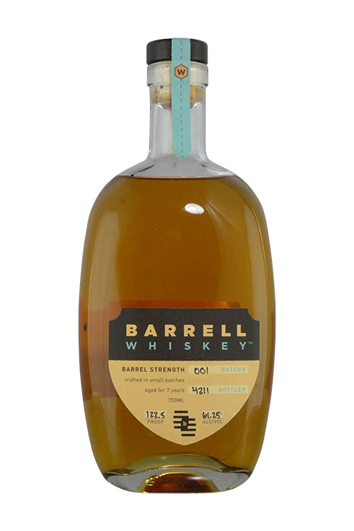 Barrell Whiskey American Cask Strength Barrel #001  7Yr 122.5 Proof (750ml)