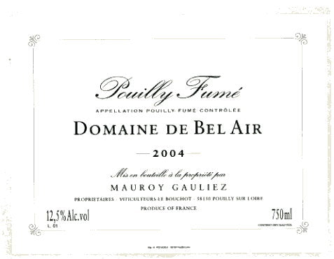 Dom de Bel Air Pouilly Fume - 2023 (750ml)