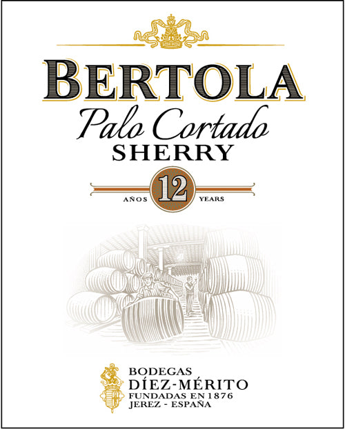 Bodegas Diez Mérito Bertola 12 Year Old Palo Cortado Sherry - NV (750ml)