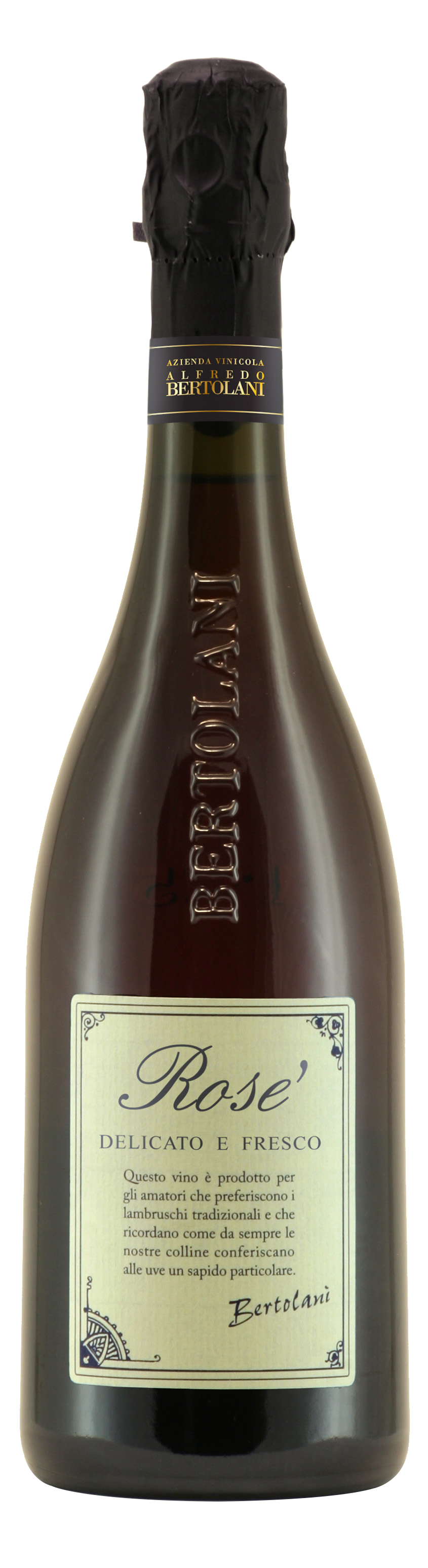 Alfredo Bertolani Lambrusco Reggiano Rose Dry "Delicato e Fresco" - NV (750ml)