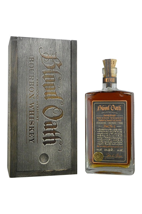 Blood Oath Bourbon Pact No. 4 (750ml)