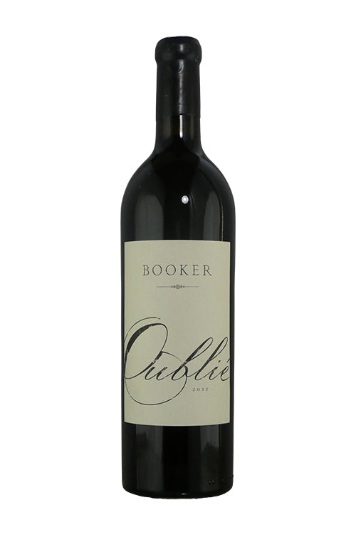 Booker Vineyard Oublie - 2012 (750ml)