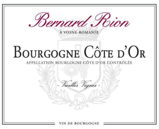 Dom Bernard Rion Bourgogne Rouge Cotes d'Or - 2022 (750ml