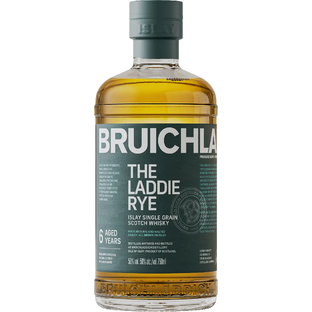 Bruichladdich The Laddie Scottish 6-Year Rye Whisky 2nd edition (750ml)