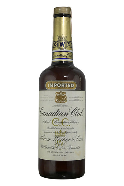 44年前の古酒Canadian Club ウイスキー 1982年製 箱入り Canadian Club 6 Year Old Whisky - 1982 No Gift Box (750ml