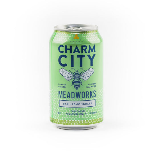 Charm City Meadworks Basil Lemongrass Cans (12oz Can 4 Pk)