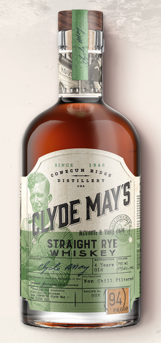 Clyde May's Straight Rye Whiskey (750ml)