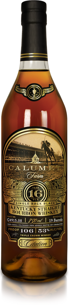 Calumet Farm 'Single Rack Black' 16 Year Old Kentucky Straight Bourbon Whiskey (750ml)