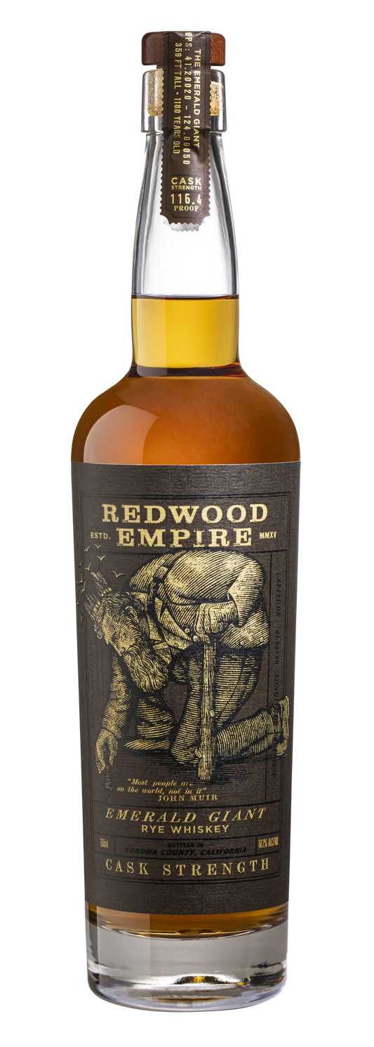 Redwood Empire Emerald Giant Cask Strength Rye Whiskey (750ml)
