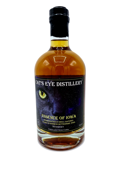 Cat's Eye Distillery Essence of Iowa Corn Whiskey (750 ml)